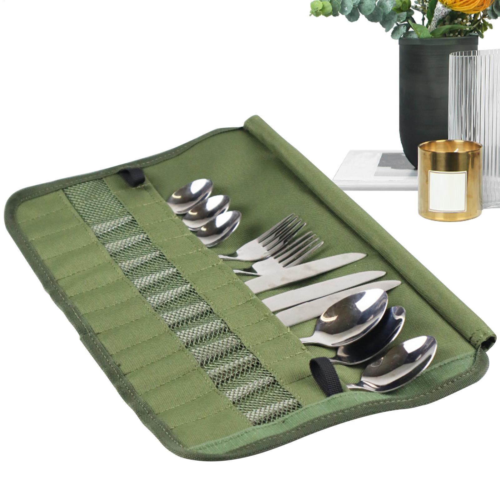 Camping Cutlery Roll Bag Kitch - Camping Cooking Utensil Roll ulasan dan harga